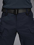 Брюки карго тактичні BEZET Байрактар синій, фото 4