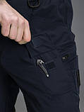 Брюки карго тактичні BEZET Байрактар синій, фото 5