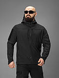Куртка Softshell BEZET Falcon чорний, фото 2
