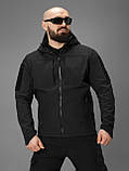 Куртка Softshell BEZET Falcon чорний, фото 4