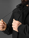 Куртка Softshell BEZET Falcon чорний, фото 7