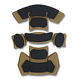Підвісна система + подушки для шолому Team Wendy Cam Fit (R) GEN.2 V2 Койот, фото 4