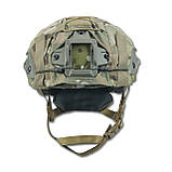 Тактичний кавер для шолом Denmark Мультикам M / Легко вставновлюється на шолом у різних умовах, фото 2