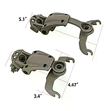 Кріплення адаптер "Чебурашка" на шолом для навушників Howard (TAN), фото 2