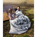 Спальний мішок двомісний Naturehike NH21MSD06, темно-синій, фото 3