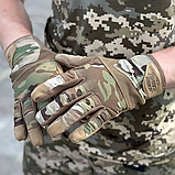 Рукавички тактичні Helikon-Tex Range Tactical Gloves - PenCott WildWood / Coyote A, розмір S, фото 6
