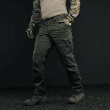 Тактичні хакі штани Kiborg Tactic Gen.1 + 6 функціональних кишень | Матеріал Ріп-стоп (S), фото 6