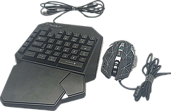 Комплект клавіатура з мишею Б/У T-WOLF TF950