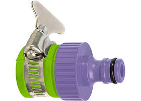 Адаптер пластмасовий, 3/4 з зовнішнім хомутом PALISAD