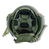 Балістичний шолом MICH ECLIPSE GEN 2 Олива, фото 6