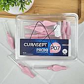 Міжзубний йоржик Curasept Proxi P07, ISO1 (0,7 мм, рожевий), 25 шт