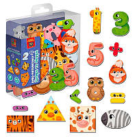 Гра розвиваюча магнітна "Диво-математика. Цифри та фігури" (укр) - VT5411-19 (20) "Vladi Toys"
