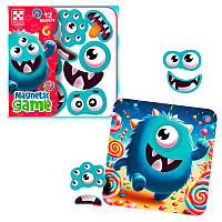 Магнітна гра "Емоції Монстрика" VT3220-02 (20) "Vladi Toys"