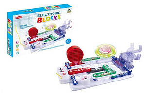 Електронний конструктор 300 (10) підсвічування, вентилятор, звуки, в коробці