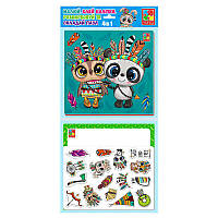 Набір для творчості 4 в 1 "Пухнасті індіанці" (24) VT4210-12 "Vladi Toys"