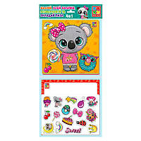 Набір для творчості 4 в 1 "Пухнастики та солодощі" (24) VT4210-17 "Vladi Toys"