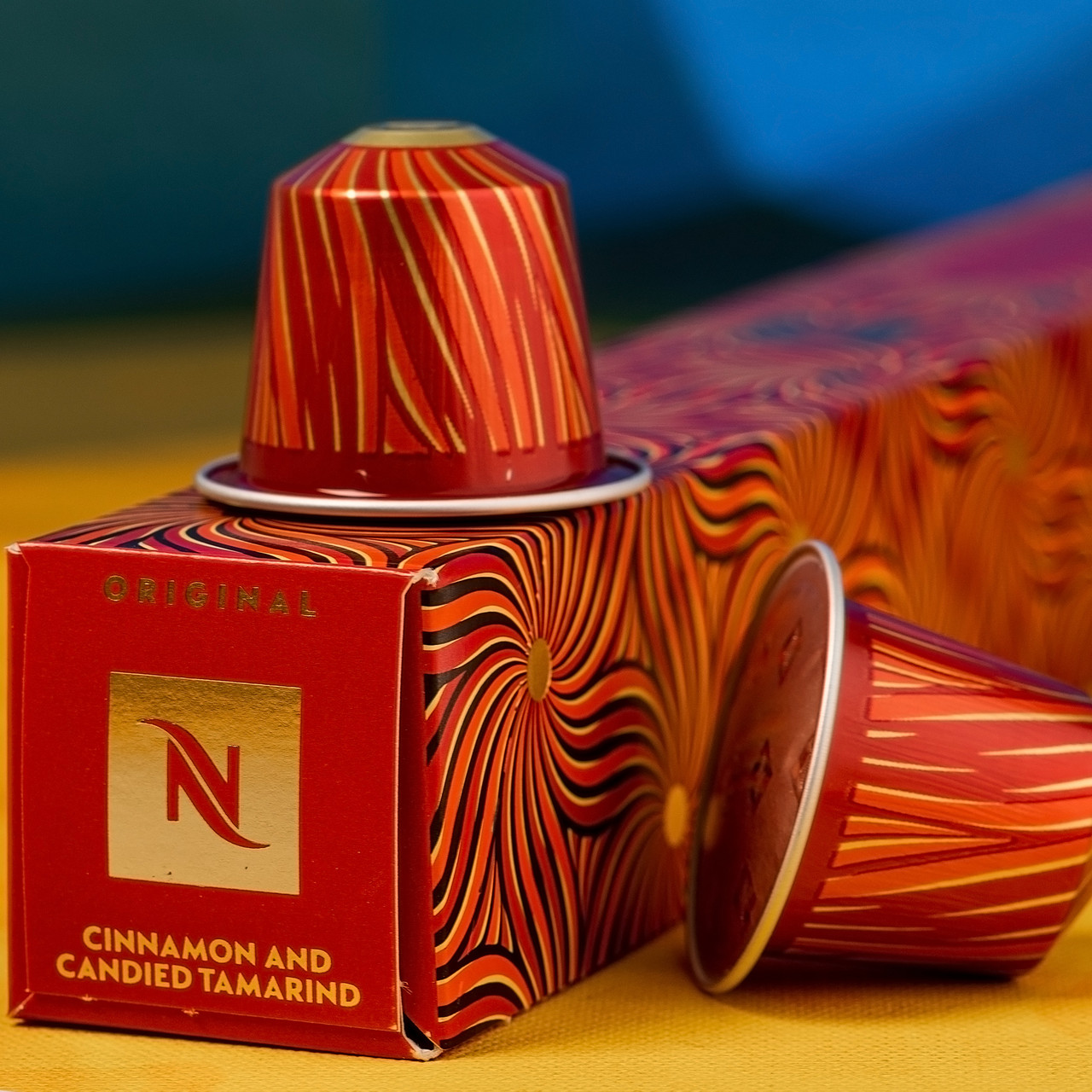 Nespresso капсули Festive Collection Flavoured Cinnamon & Candied Tamarind Limited Edition , Швейцария (10шт), фото 1