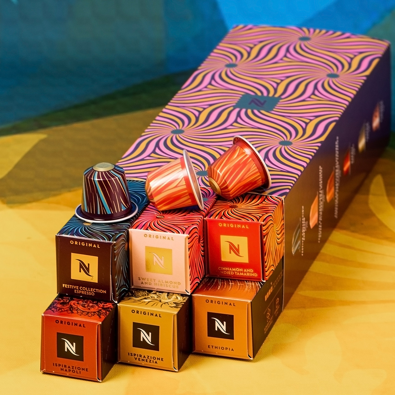 Набір Nespresso “Enchanting Coffee Voyage” — чарівна подорож у світ кави, Швейцария (60 капсул), фото 1