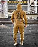 Чоловічий зимовий костюм з щільного флісу з принтом руни ТМ, фото 5
