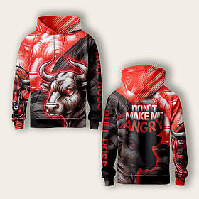 Худі спортивне з 3D принтом BULL BOSS 30927 XS yL.