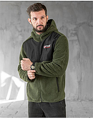 Чоловіча тепла кофта флiс НОРМА (р-ри: 48-56) BN485-66 вир-во Україна.