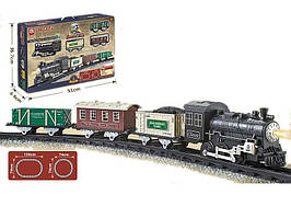 Залізниця 3161 A (12) 14 елементів, локомотив, 3 вагони, звуки, підсвічування, в коробці