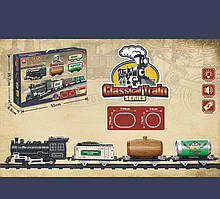 Залізниця 3161 C (12) 14 елементів, локомотив, 3 вагони, звуки, підсвічування, в коробці