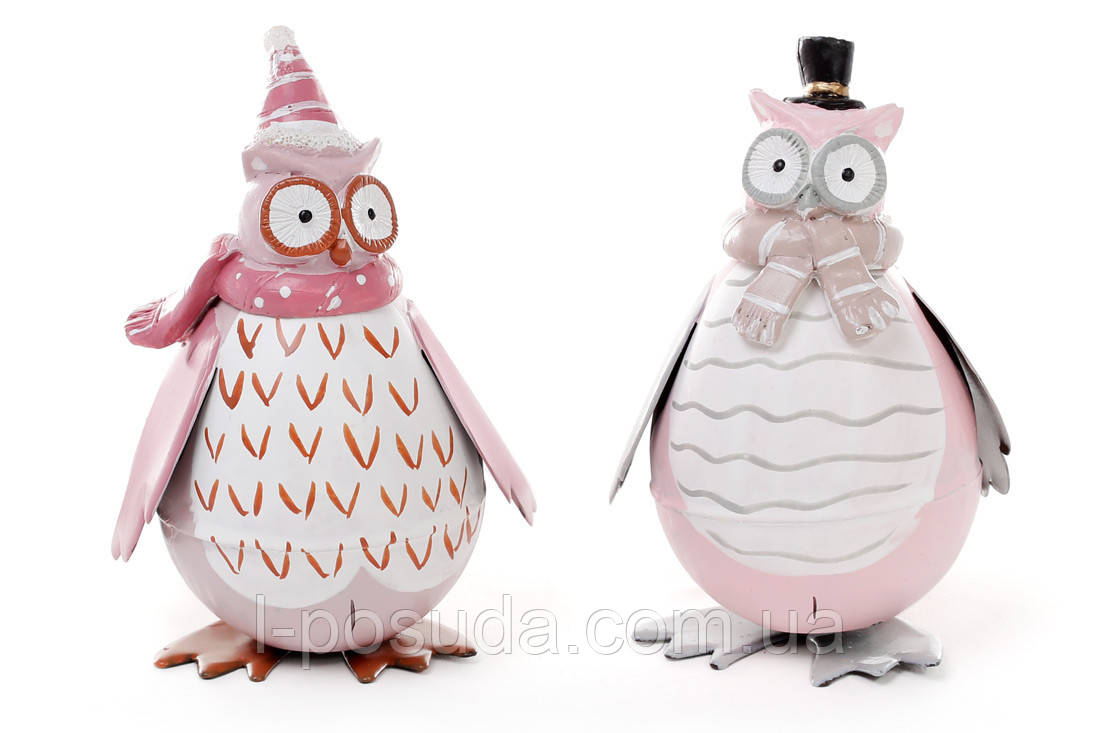 Новорічна фігурка Сова 11,5 см декор, фото 1