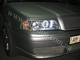 Установка биксеноновых линз G5 с глазами на Skoda Octavia tour 1