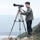 Штатив для високих навантажень до 25 кг алюмінієвий 78-165 см Ulanzi VideoFast T048, фото 4