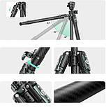 Штатив горизонтальний карбоновий з вільною центральною штангою 41-184 см Ulanzi GlideGo JJ05, фото 3