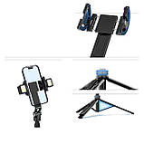 Штатив із гаком для знімання зверху над столом 145 см MagSafe чорний Ulanzi TT88, фото 4