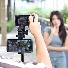 Штатив для двох телефонів із кріпленням для світла 38-185 см Ulanzi MT-78, фото 3