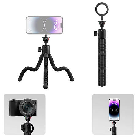 Штатив восьминіг гнучкий із магнітним тримачем для телефона MagSafe Ulanzi MT30, фото 1