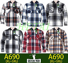 Куртка-сорочка Hetai на синьому хутрі з капюшоном( на блискавці)