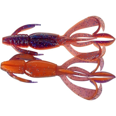 Силікон рибальський Keitech Crazy Flapper 2" (8 шт/уп) PAL09 Violet Fire (1551.14.71), фото 1