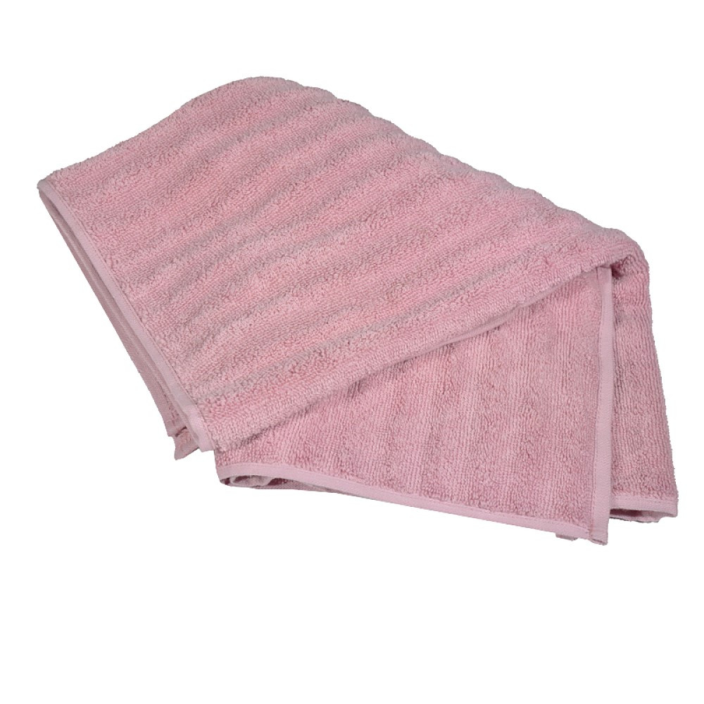 Рушник 70х140см махровий Ribs 500г Ярослав Пудра, фото 1