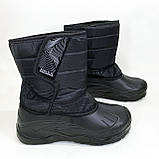 Чоловіче полегшене взуття 41р 27см, Чорні черевики для роботи, Черевики чоловічі спецвзуття FQ-33, фото 2