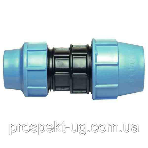 Муфта перехідна Ду63х32 обжимна Unidelta ПНД, фото 1