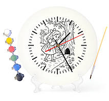 Дитячий набір для творчості годинник-розмальовка Аліса в Країні Чудес (Льюїс Керрол) 30 см (Г0008)