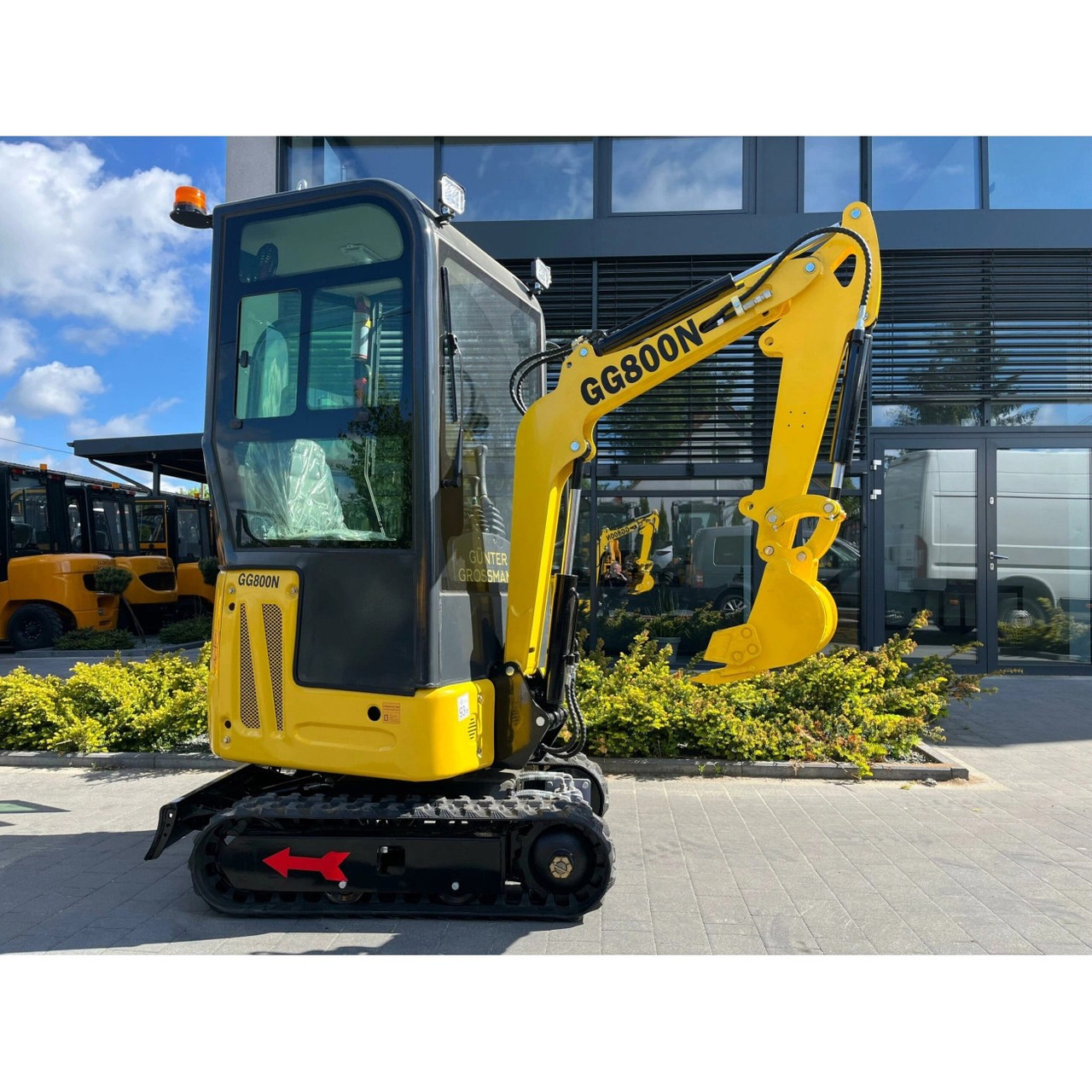 Мініекскаватор Gunter Grossmann GG800NC (з кабіною). Двигун Diesel Gunter Grossmann Euro 5, фото 1