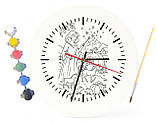 Дитячий набір для творчості годинник-розмальовка Попелюшка (за мотивами казки Шарль Перро) 30 см (Г0013), фото 3