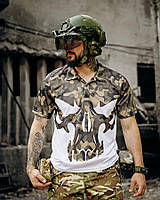 Чоловічі мілітарі поло футболка Coolmax 100% поліестер розміри S M L XL XXL для активного відпочинку