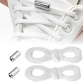 Шнурки для взуття без кріплення для взуття еластичні гумові шнурки 100 см