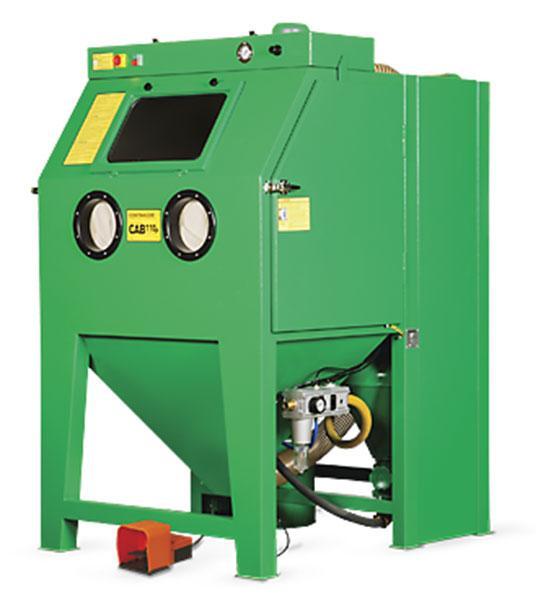 Напірна абразивоструминна кабіна Contracor® CAB-135PD з наскрізними дверима та гумовим облицюванням (10215210), фото 1