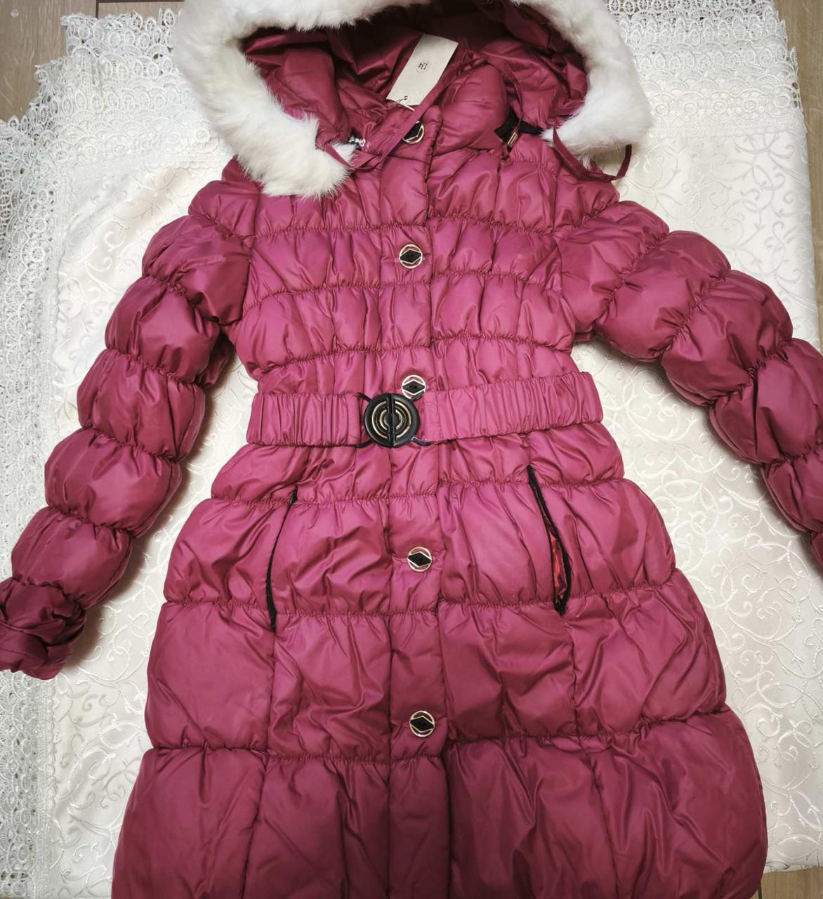 Куртка-пальто дитяча для дівчинки 134 зріст, фото 1