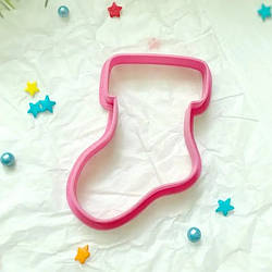 Вирубка для пряника пластикова Міні чобіток 4 см