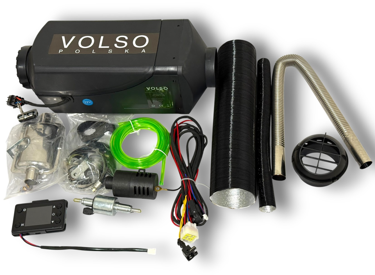 Автономний дизельний обігрівач 5kw VOLSO VS 4173 12v/24v, фото 1