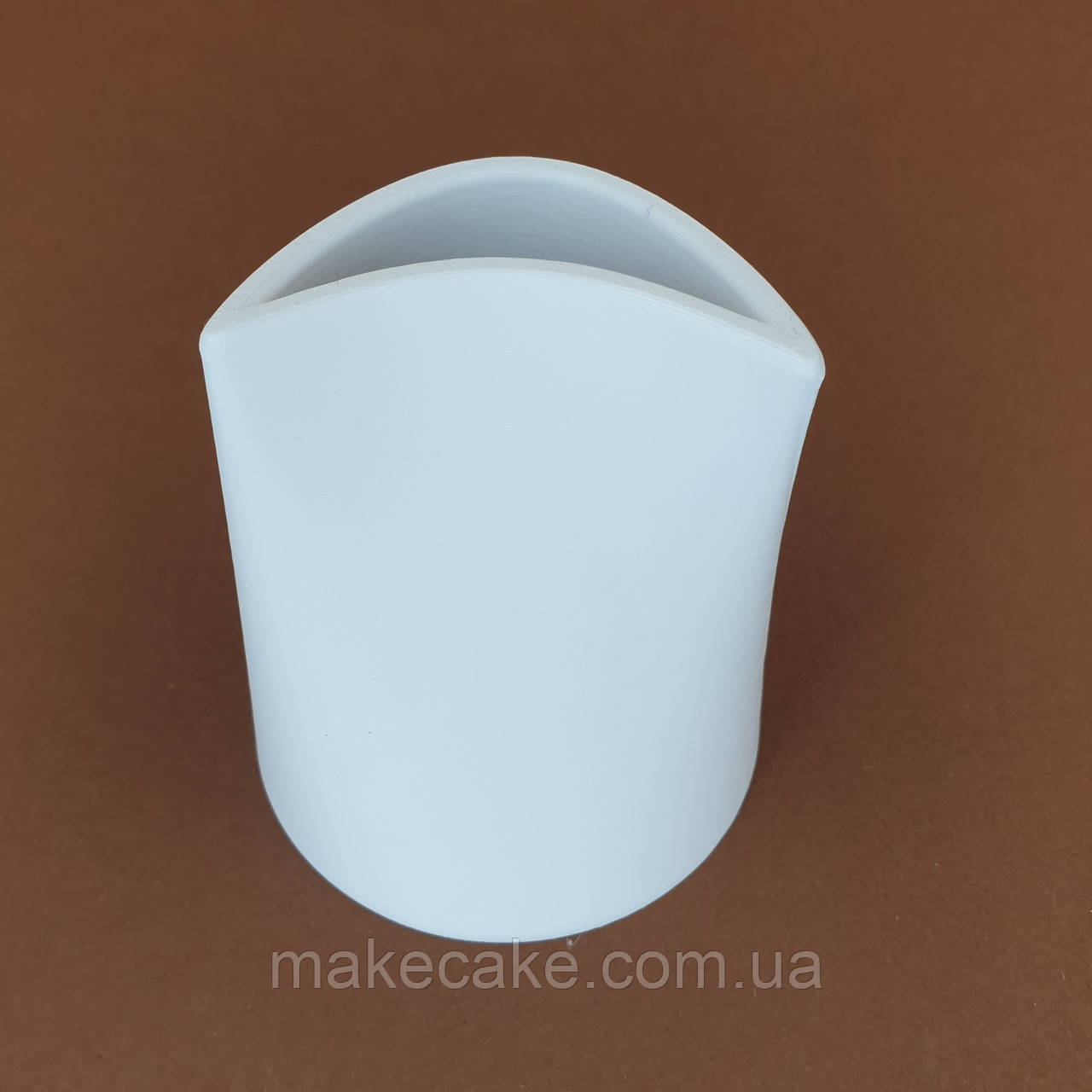 Насадка пластикова для зефіру велика Листочок тюльпана — 4 см, фото 1