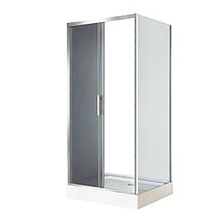 Душова кабіна INSANA Fiona 80 Grey 110*80*205 мілкий піддон 15 см ( А0059246 )